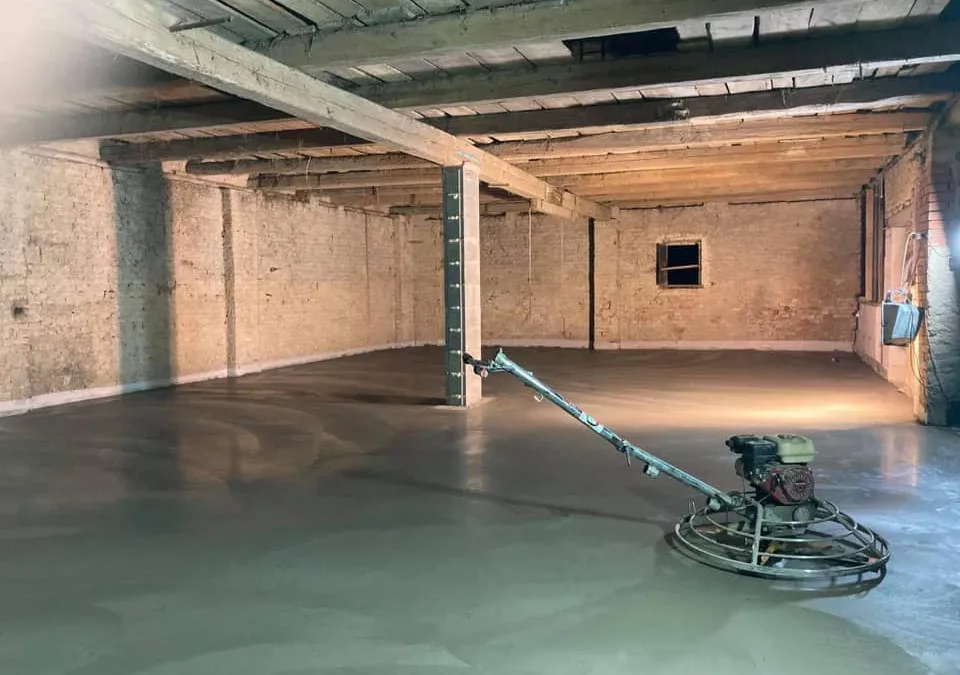 Leštěná betonová podlaha Litomyšl